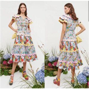 Celia B. Olaf Dress Multicolor Women's Size XL
